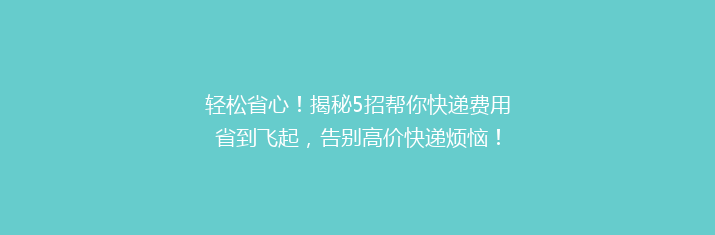 轻松省心！揭秘5招帮你快递费用省到飞起，告别高价快递烦恼！