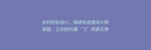 如何轻松省心,揭秘快递费用大降秘籍,让你的包裹“飞”得更实惠!