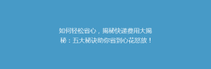 如何轻松省心,揭秘快递费用大揭秘:五大秘诀助你省到心花怒放!